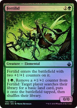 Fertilid 199 254 Foil Battlebond Foil Singles
