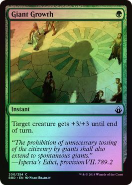 Giant Growth 200 254 Foil Giant Growth 200 254 Foil