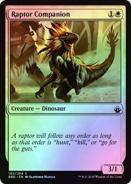 Raptor Companion 102 254 Foil Battlebond Foil Singles Raptor Companion 102 254 Foil Battlebond Foil Singles