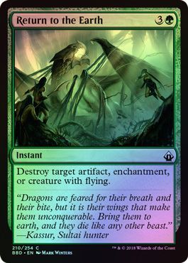 Return to the Earth 210 254 Foil Battlebond Foil Singles Return to the Earth 210 254 Foil Battlebond Foil Singles