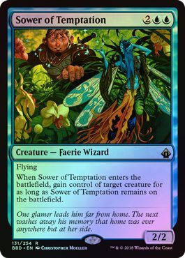Sower of Temptation 131 254 Foil Battlebond Foil Singles Sower of Temptation 131 254 Foil Battlebond Foil Singles