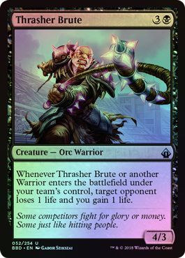 Thrasher Brute 052 254 Foil Thrasher Brute 052 254 Foil