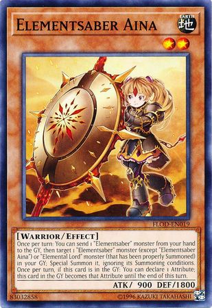 Elementsaber Aina FLOD EN019 Common Unlimited Flames of Destruction Unlimited Singles Elementsaber Aina FLOD EN019 Common Unlimited Flames of Destruction Unlimited Singles