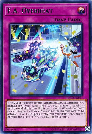 F A Overheat FLOD EN091 Rare Unlimited F A Overheat FLOD EN091 Rare Unlimited