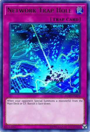Network Trap Hole FLOD EN076 Ultra Rare Unlimited Flames of Destruction Unlimited Singles Network Trap Hole FLOD EN076 Ultra Rare Unlimited Flames of Destruction Unlimited Singles