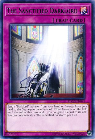 The Sanctified Darklord FLOD EN075 Rare Unlimited The Sanctified Darklord FLOD EN075 Rare Unlimited