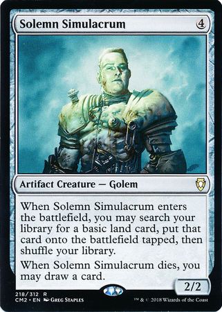 Solemn Simulacrum 218 312 Commander Anthology Volume II Singles Solemn Simulacrum 218 312 Commander Anthology Volume II Singles