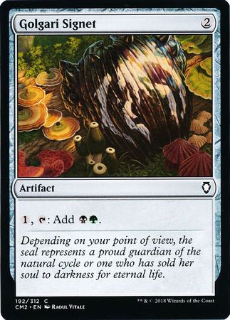 Golgari Signet 192 312 Commander Anthology Volume II Singles Golgari Signet 192 312 Commander Anthology Volume II Singles