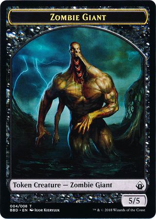 Zombie Giant Token 004 008 BBD Zombie Giant Token 004 008 BBD