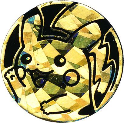Gold NM Pokemon 3DY Collectible Coin Waving Pokemon Pikachu 