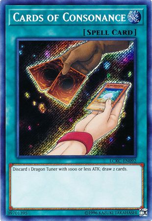 Cards of Consonance LCKC EN092 Secret Rare Unlimited Legendary Collection Kaiba Unlimited Singles Cards of Consonance LCKC EN092 Secret Rare Unlimited Legendary Collection Kaiba Unlimited Singles