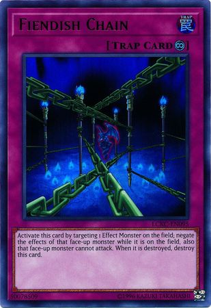 Fiendish Chain LCKC EN095 Ultra Rare Unlimited Fiendish Chain LCKC EN095 Ultra Rare Unlimited