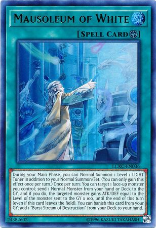 Mausoleum of White LCKC EN036 Ultra Rare Unlimited Legendary Collection Kaiba Unlimited Singles Mausoleum of White LCKC EN036 Ultra Rare Unlimited Legendary Collection Kaiba Unlimited Singles