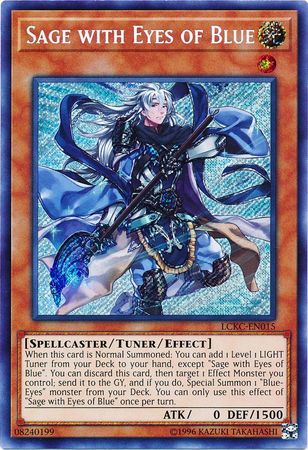 Sage with Eyes of Blue LCKC EN015 Secret Rare Unlimited Legendary Collection Kaiba Unlimited Singles Sage with Eyes of Blue LCKC EN015 Secret Rare Unlimited Legendary Collection Kaiba Unlimited Singles
