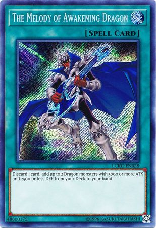 The Melody of Awakening Dragon LCKC EN028 Secret Rare Unlimited The Melody of Awakening Dragon LCKC EN028 Secret Rare Unlimited