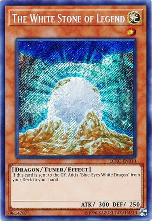 The White Stone of Legend LCKC EN010 Secret Rare Unlimited The White Stone of Legend LCKC EN010 Secret Rare Unlimited
