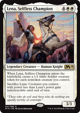 Lena Selfless Champion 021 280 Magic 2019 M19 Singles Lena Selfless Champion 021 280 Magic 2019 M19 Singles