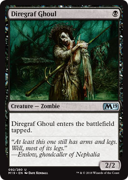 Diregraf Ghoul 092 280 Magic 2019 M19 Singles Diregraf Ghoul 092 280 Magic 2019 M19 Singles