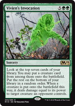 Vivien s Invocation 209 280 Magic 2019 M19 Singles Vivien s Invocation 209 280 Magic 2019 M19 Singles