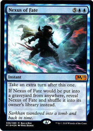 Nexus of Fate 306 280 M19 Buy a Box Foil Promo Magic The Gathering Promo Cards Nexus of Fate 306 280 M19 Buy a Box Foil Promo Magic The Gathering Promo Cards