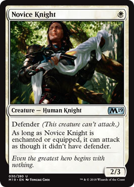 Novice Knight 030 280 Magic 2019 M19 Singles Novice Knight 030 280 Magic 2019 M19 Singles