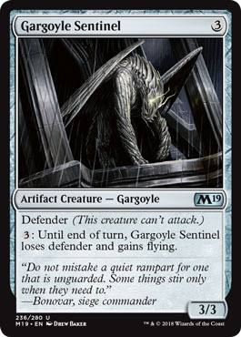 Gargoyle Sentinel 236 280 Magic 2019 M19 Singles Gargoyle Sentinel 236 280 Magic 2019 M19 Singles