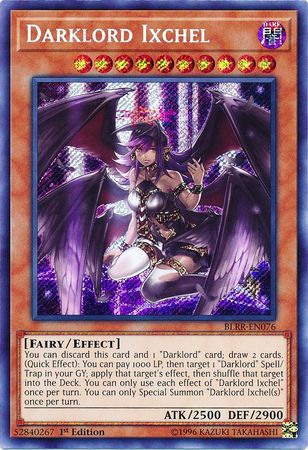 Darklord Ixchel BLRR EN076 Secret Rare 1st Edition Darklord Ixchel BLRR EN076 Secret Rare 1st Edition
