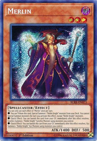 Merlin BLRR EN073 Secret Rare 1st Edition Battles of Legend Relentless Revenge Singles Merlin BLRR EN073 Secret Rare 1st Edition Battles of Legend Relentless Revenge Singles