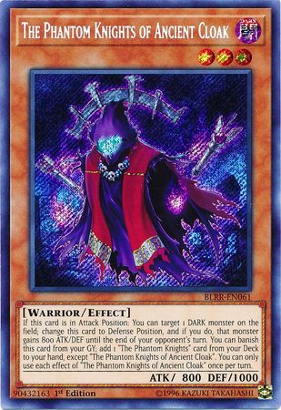Yu-gi-oh The Phantom Knights of Ancient Cloak Silent Boots LEHD NM 1st Ed Common