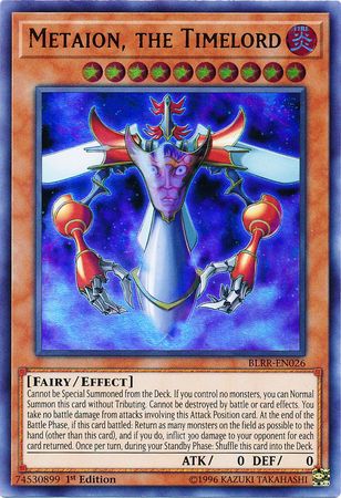 Metaion the Timelord BLRR EN026 Ultra Rare 1st Edition Metaion the Timelord BLRR EN026 Ultra Rare 1st Edition