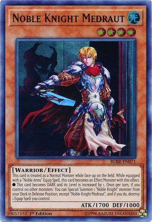 Noble Knight Medraut BLRR EN071 Ultra Rare 1st Edition Battles of Legend Relentless Revenge Singles Noble Knight Medraut BLRR EN071 Ultra Rare 1st Edition Battles of Legend Relentless Revenge Singles