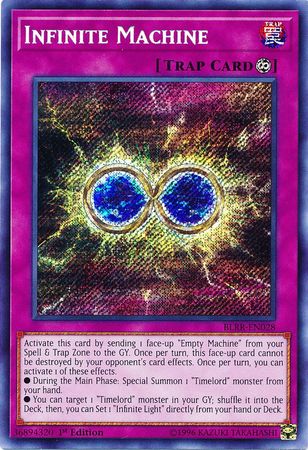 Infinite Machine - BLRR-EN028 - Secret Rare 1st Edition