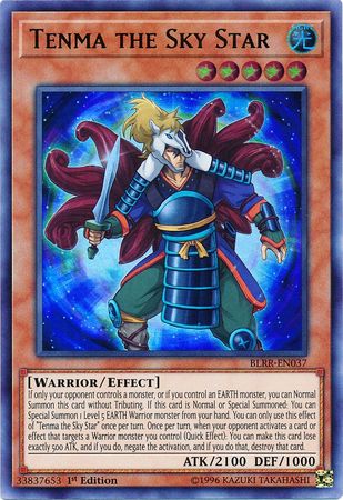 Tenma the Sky Star BLRR EN037 Ultra Rare 1st Edition Battles of Legend Relentless Revenge Singles Tenma the Sky Star BLRR EN037 Ultra Rare 1st Edition Battles of Legend Relentless Revenge Singles