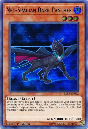 Yugioh Neo-Spacian Dark Panther Ultra BLRR-EN052 1st Ed Lightly Played