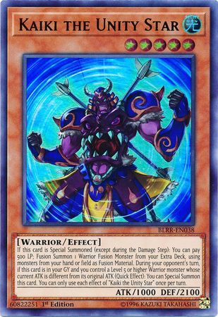 Kaiki the Unity Star BLRR EN038 Ultra Rare 1st Edition Battles of Legend Relentless Revenge Singles Kaiki the Unity Star BLRR EN038 Ultra Rare 1st Edition Battles of Legend Relentless Revenge Singles