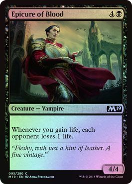 Epicure of Blood 095 280 Foil Magic 2019 M19 Foil Singles Epicure of Blood 095 280 Foil Magic 2019 M19 Foil Singles