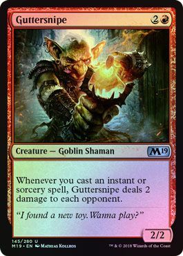 Guttersnipe 145 280 Foil Magic 2019 M19 Foil Singles Guttersnipe 145 280 Foil Magic 2019 M19 Foil Singles