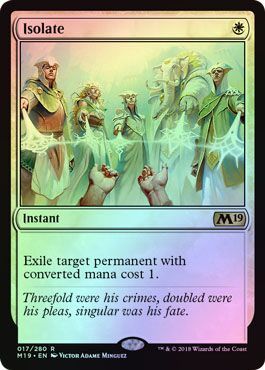 Isolate 017 280 Foil Magic 2019 M19 Foil Singles Isolate 017 280 Foil Magic 2019 M19 Foil Singles