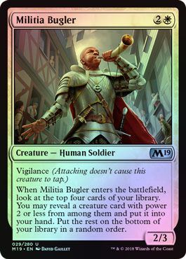Militia Bugler 029 280 Foil Militia Bugler 029 280 Foil