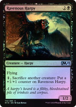 Ravenous Harpy 115 280 Foil Magic 2019 M19 Foil Singles Ravenous Harpy 115 280 Foil Magic 2019 M19 Foil Singles