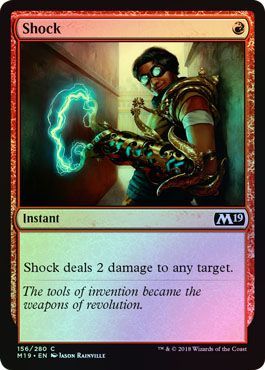 Shock 156 280 Foil Magic 2019 M19 Foil Singles Shock 156 280 Foil Magic 2019 M19 Foil Singles