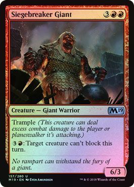Siegebreaker Giant 157 280 Foil Siegebreaker Giant 157 280 Foil