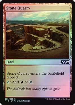 Stone Quarry 256 280 Foil Magic 2019 M19 Foil Singles Stone Quarry 256 280 Foil Magic 2019 M19 Foil Singles