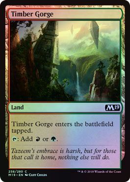Timber Gorge 258 280 Foil Magic 2019 M19 Foil Singles Timber Gorge 258 280 Foil Magic 2019 M19 Foil Singles