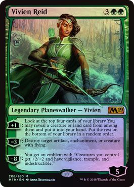 Vivien Reid 208 280 Foil Magic 2019 M19 Foil Singles