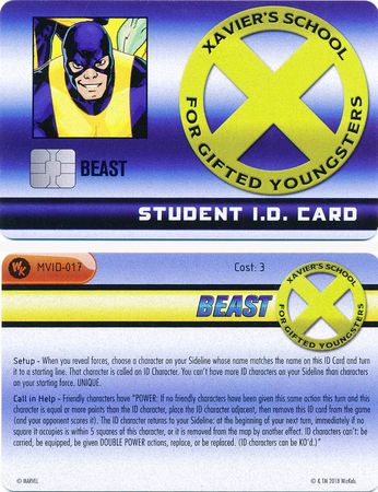 Beast MVID 017 2018 Convention Exclusive Marvel Heroclix Beast MVID 017 2018 Convention Exclusive Marvel Heroclix