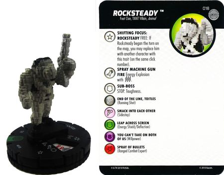 Rocksteady 018 TMNT Unplugged Gravity Feed Heroclix Other TMNT Unplugged Singles Rocksteady 018 TMNT Unplugged Gravity Feed Heroclix Other TMNT Unplugged Singles