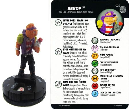 Bebop 022 TMNT Unplugged Gravity Feed Heroclix Other TMNT Unplugged Singles Bebop 022 TMNT Unplugged Gravity Feed Heroclix Other TMNT Unplugged Singles