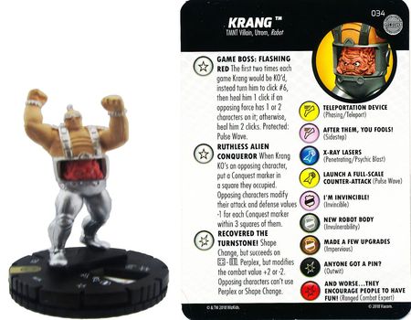 Krang 034 TMNT Unplugged Gravity Feed Heroclix Other TMNT Unplugged Singles Krang 034 TMNT Unplugged Gravity Feed Heroclix Other TMNT Unplugged Singles