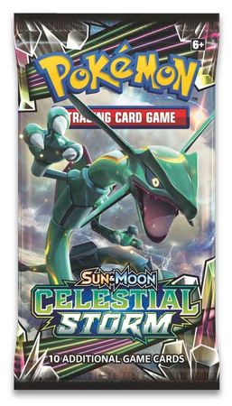 Pokemon TCG Sun & Moon Celestial Storm Sealed Booster Packs All 4 artwork 